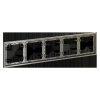 Рамка пластиковая Voltum S70 на 5 постов, (шелк) VLS100504