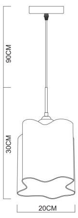 Подвесной светильник Arte Lamp Serenata A3458SP-1AB