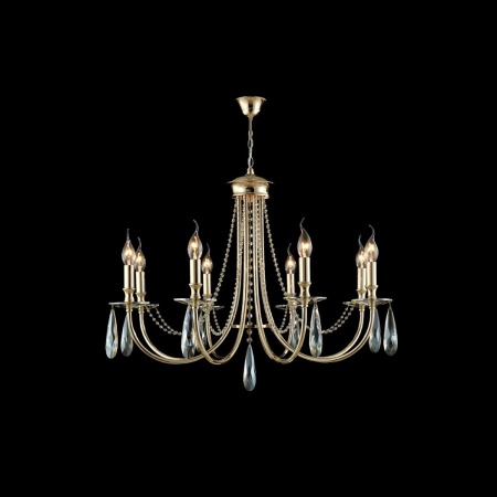 Подвесная люстра Crystal Lux Victoria SP8 Gold/Amber Подвесная люстра Crystal Lux Victoria SP8 Gold/Amber