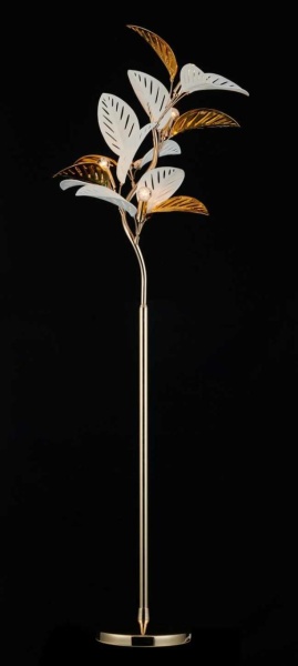 Торшер Alfa Light F2924-08 Φ520*1580 E14*5 GD