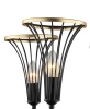Подвесная люстра Lumien Hall Ивес 4017/5P-BK-GD