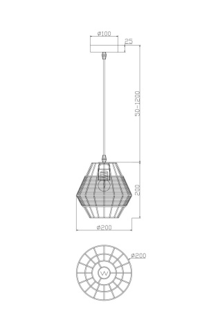 Подвесной светильник Freya Форма / Shape FR5335PL-01B1