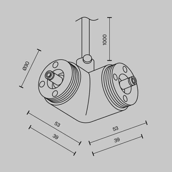 Аксессуар Maytoni Technical CA014LC-P-B