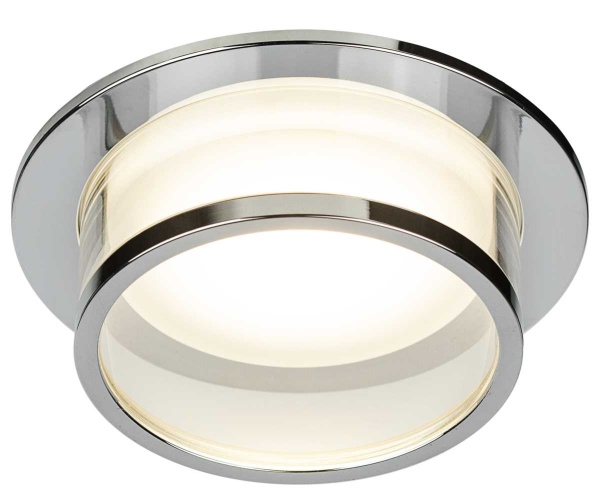 Светильник встраиваемый декоративный ЭРА DK99 CH под лампу MR16 GU5.3 хром Б0058394