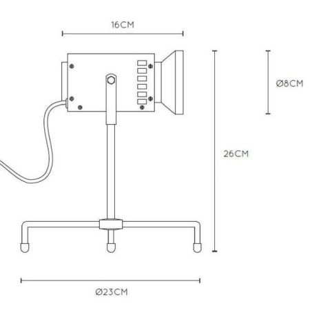Настольная лампа Lucide Beamer 05534/03/35 Настольная лампа Lucide Beamer 05534/03/35