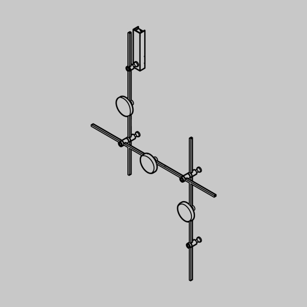 Готовая конструкция настенная прямая Maytoni Technical FLARITY TFC-Flar-W01-PT