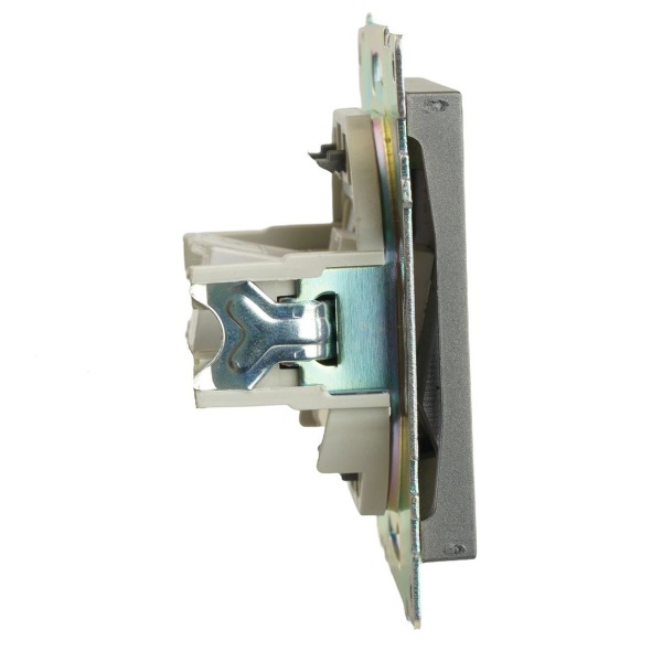 Розетка компьютерная RJ-45 Stekker Катрин графит GLS00-7107-06 49418