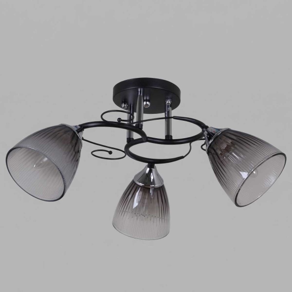 Потолочная люстра Reluce 13560-0.3-03 BK+CR