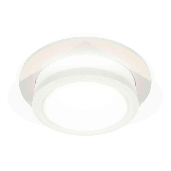 Комплект встраиваемого светильника Ambrella light Techno Spot XC7621041 SWH/FR белый песок/белый матовый (C7621, N7120)