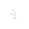 Заглушка торцевая Lightstar Due Hermes 510167