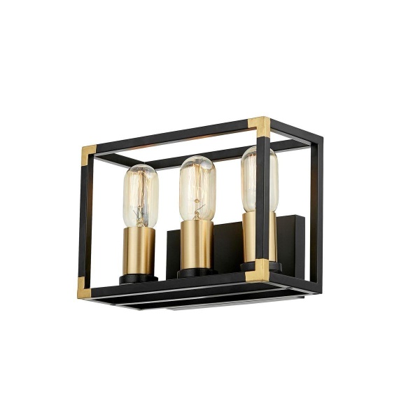 Бра Lumina Deco Waldorf LDW 1140-3 BK+MD Бра Lumina Deco Waldorf LDW 1140-3 BK+MD