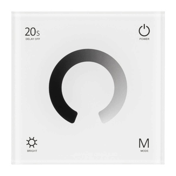 Панель управления Arlight Smart-P4-DIM-G-IN White 034774 Панель управления Arlight Smart-P4-DIM-G-IN White 034774