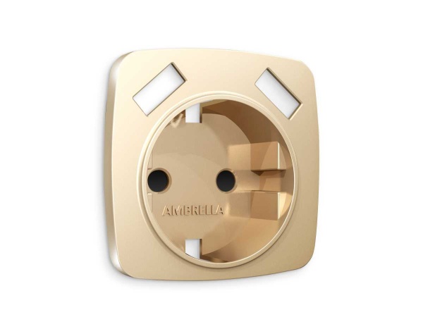 Лицевая панель розетки AMBRELLA VOLT OP6090