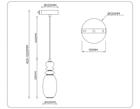 Люстра Ambrella Light HIGH LIGHT LH53141