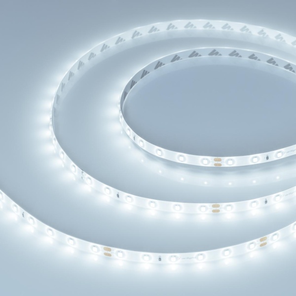 Светодиодная влагозащищенная лента Arlight 4,8W/m 60LED/m 2835SMD холодный белый 5M 024806(2)