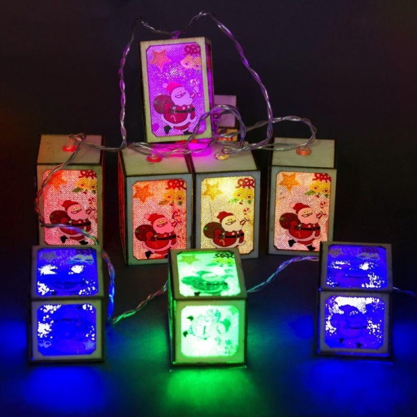 Cветодиодная гирлянда Sneha Кубики 230V разноцветная статичный A-481