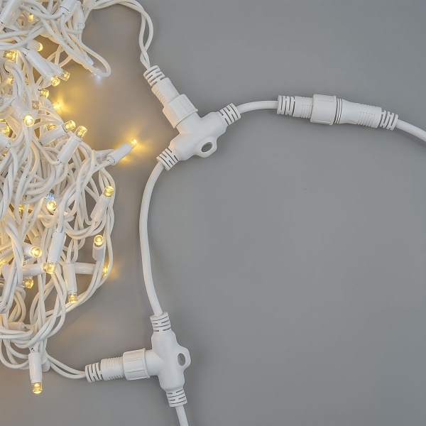 Провод-шина для гирлянд Uniel UCX-F90 T10/2M/WH UL-00013218