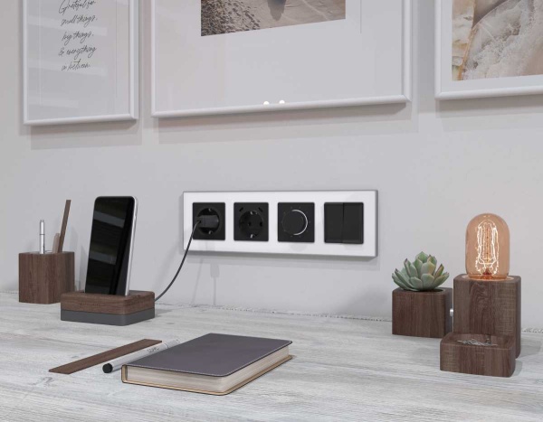 Лицевая панель для терморегулятора теплого пола Ambrella Volt AP8057