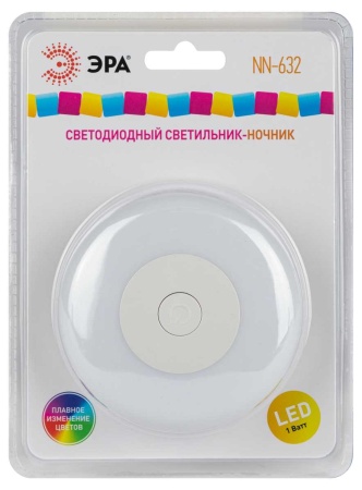 Ночник-светильник ЭРА NN-632-SW-W Б0057215