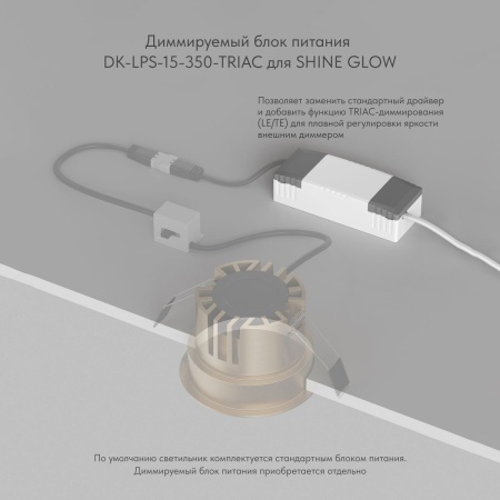 Точечный светодиодный светильник Denkirs Shine Glow DK2430-DN