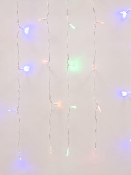 Уличная светодиодная гирлянда Uniel занавес 220V разноцветный ULD-C2030-240/TWK MULTI IP67 UL-00001359