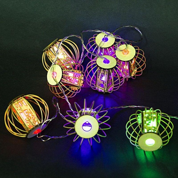 Cветодиодная гирлянда Sneha Фонарик 230V разноцветная статичный A-452