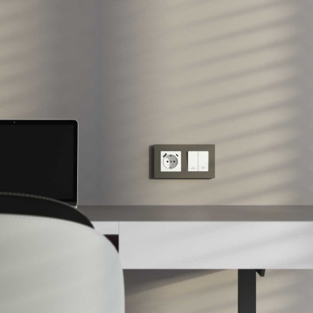 Выключатель жалюзи Werkel белый W1124501 4690389155239