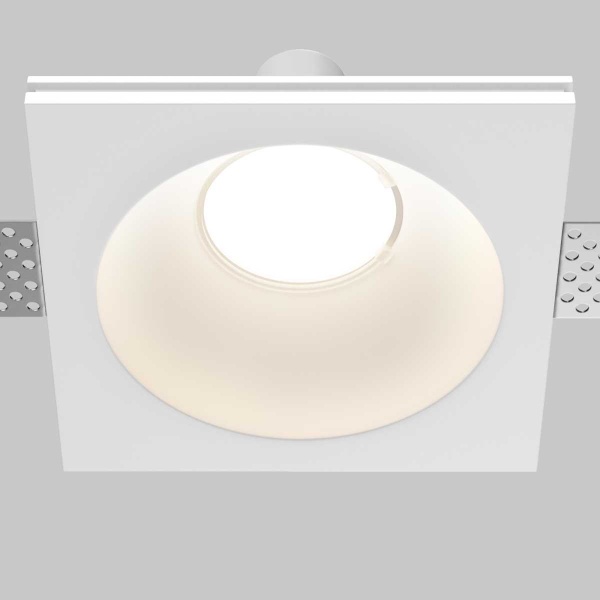 Встраиваемый светильник Maytoni Technical Downlight Gyps Modern DL129-GU10-01-W