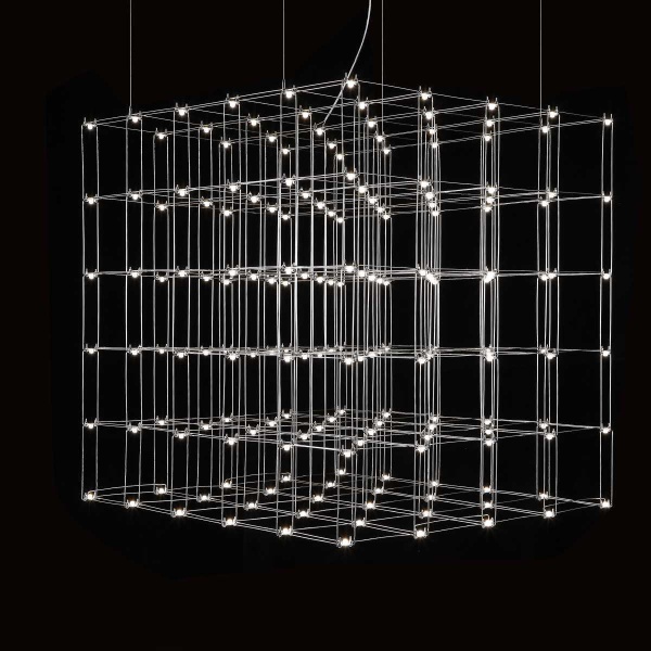 Подвесная люстра Imperium Loft Quasar Cosmos Square Led Pendant Light 100/100/100 252291-22