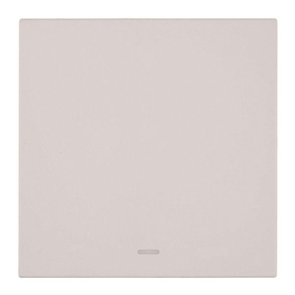 Выключатель 1-клавишный c индикатором (механизм), Stekker, 250В, 10А Мия, RSW10-3101-08, пудровый жемчуг 50475