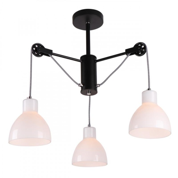 Потолочная люстра IMEX MD.1230-3-S BK+CH