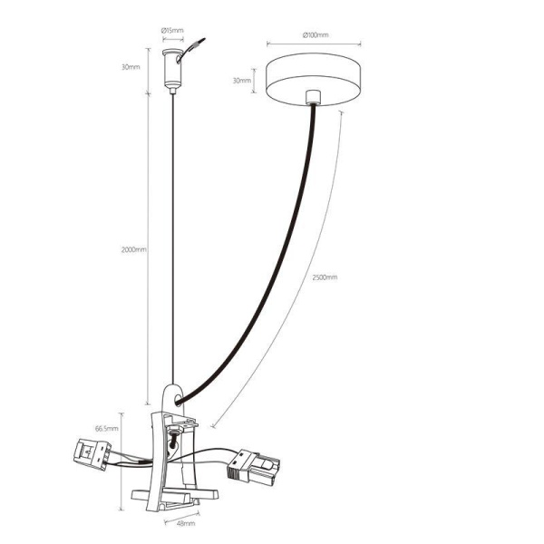 Соединитель с блоком питания Mantra Hanok 7553 Соединитель с блоком питания Mantra Hanok 7553