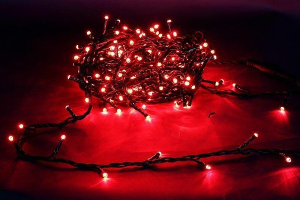 Cветодиодная гирлянда Sneha нить 230V красный статичный A-047R RD