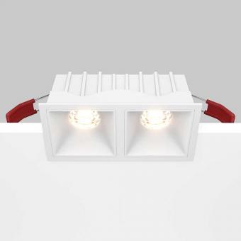 Встраиваемый светильник Maytoni Alfa LED DL043-02-10W3K-SQ-W