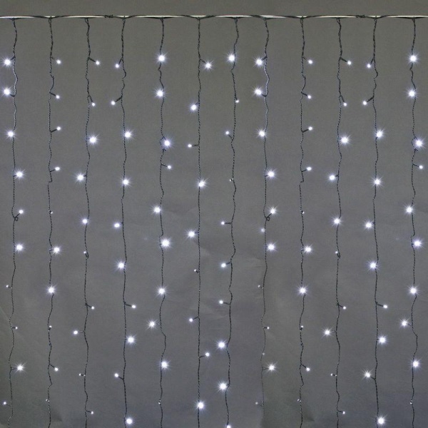 Cветодиодная гирлянда Sneha занавес 230V белый статичный A-945 WT