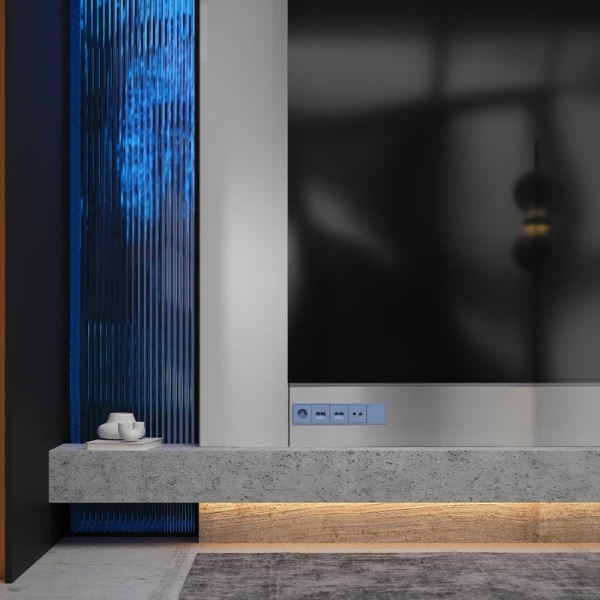 Заглушка S70 с суппортом, (деним) Voltum VLS080115