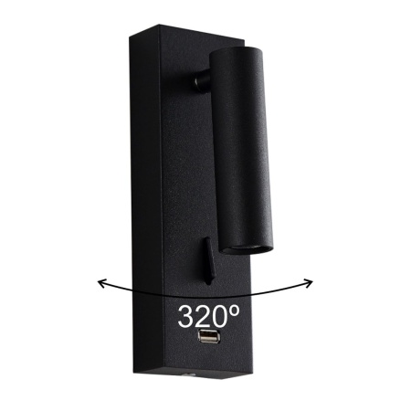 Настенный светильник Crystal Lux CLT 210W USB BL