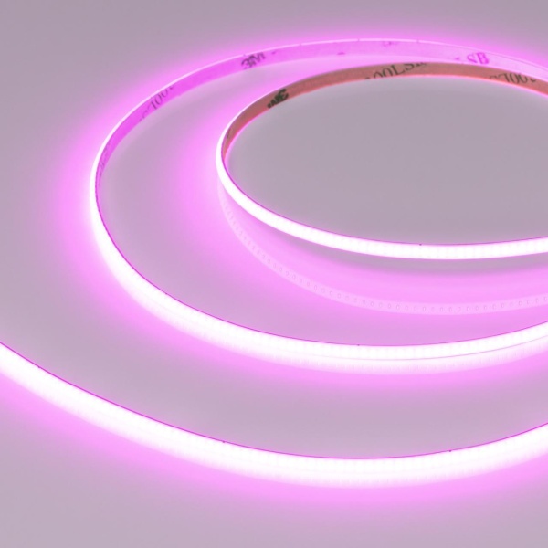 Светодиодная лента COB-X480-4mm 24V Magenta (4 W/m, IP20, 5m) Arlight 046914