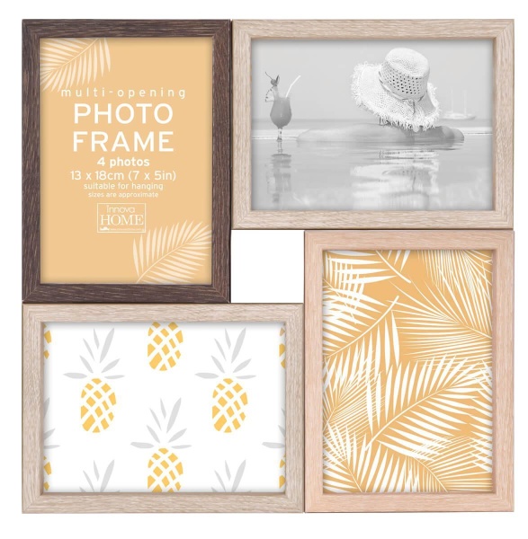 Фоторамка Innova PI09783 Ф/рамка 4 фото, 4x 13*18cm Modena Trio, дерево (4/168) Б0037333