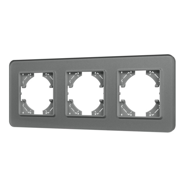 Рамка стеклянная FRM-OMALI-SFGS-3-GR Arlight 049714