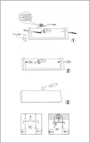 Настенный светильник Lucide Blanko 29204/03/31