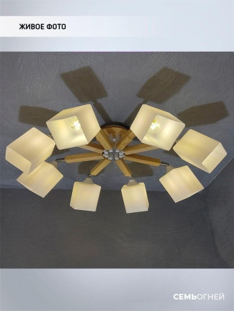 Потолочная люстра Seven Fires Melvill WD3505/8C-WT