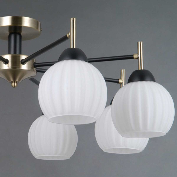 Светильник потолочный Illumico IL0579-8CSQ-25 BK AB TRENTO
