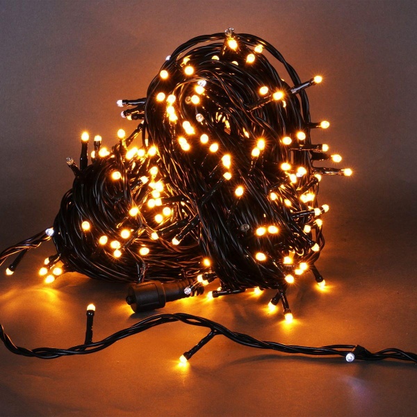 Cветодиодная гирлянда Sneha нить 230V желтый A-047R YL FLASH