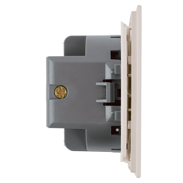 Выключатель 1-клавишный (механизм), Stekker, 250В, 10А Мия, RSW10-3103-08, пудровый жемчуг 50472