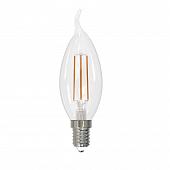Лампа светодиодная филаментная Volpe E14 5W 3000K прозрачная LED-CW35-5W/3000K/E14/CL/SLF UL-00008334