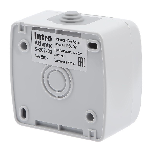 Розетка ЭРА Intro Atlantic Schuko 2P+E 16A 250V со шторками с крышкой 5-202-03 Б0050946 Розетка ЭРА Intro Atlantic Schuko 2P+E 16A 250V со шторками с крышкой 5-202-03 Б0050946