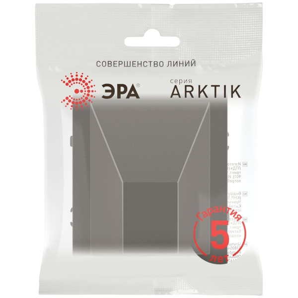 Вывод кабеля ЭРА Arktik 16-6001-07 титан Б0070600