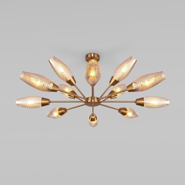 Подвесная люстра Eurosvet Thalia 60140/12 золото