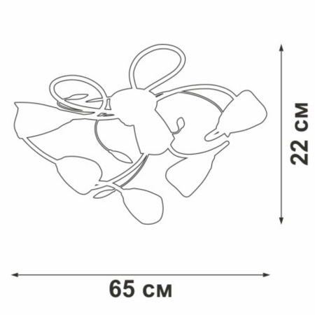 Потолочная люстра Vitaluce V3874-0/6PL